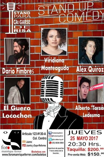 STAND UP PARA CARGARSE DE RISA STAND UP PARA CARGARSE DE RISA